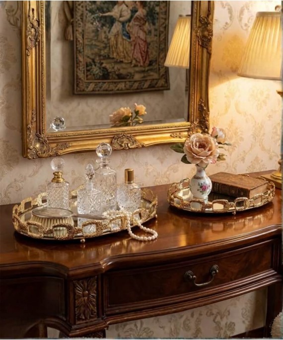 ZEYVE NEW MODEL 2-PIECE OVAL TRAY 20*30-26*36cm